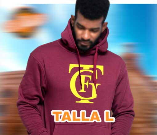 SUDADERA GTF . CON CAPUCHA TALLA L